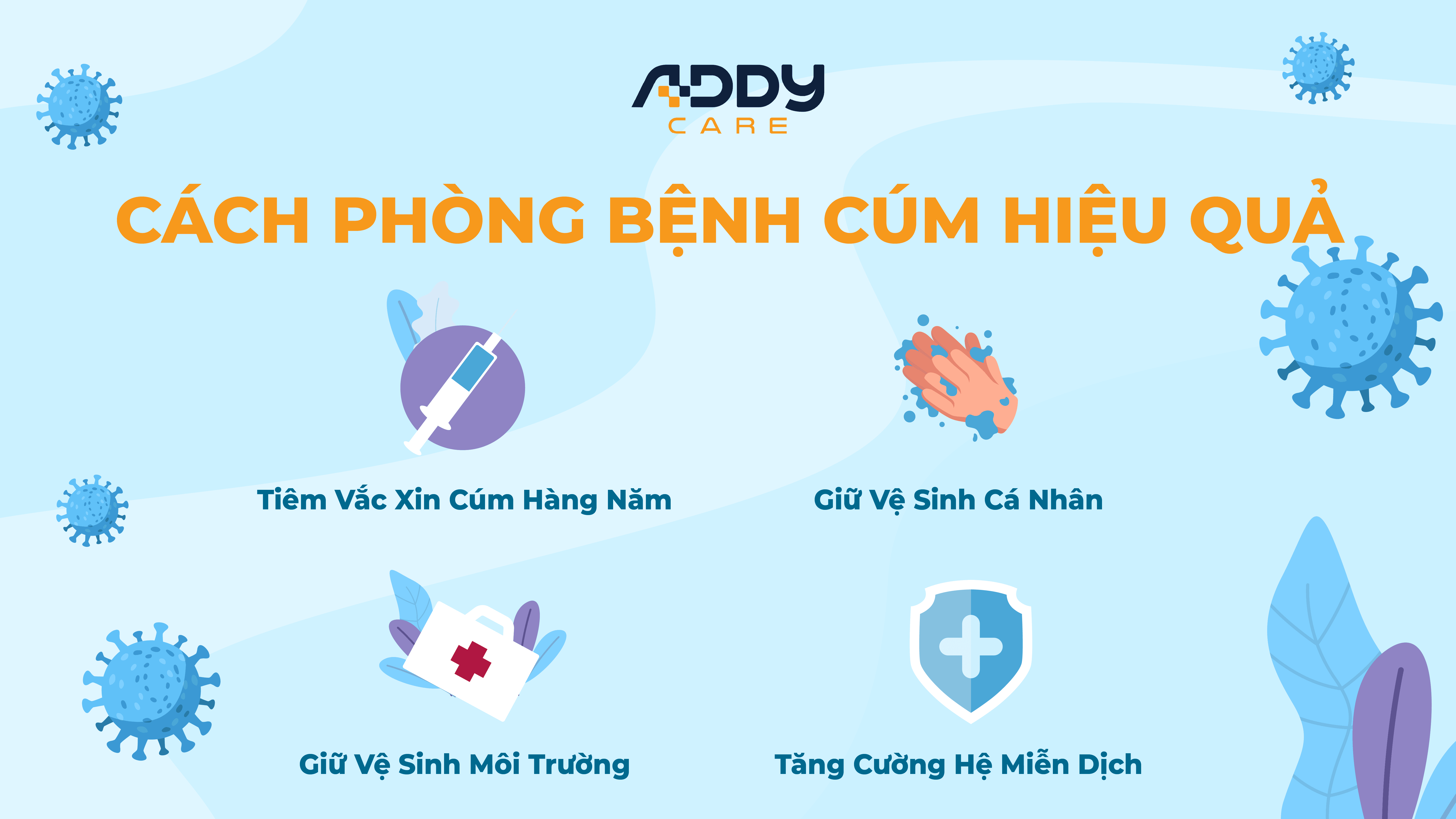 Cách phòng ngừa cúm hiệu quả